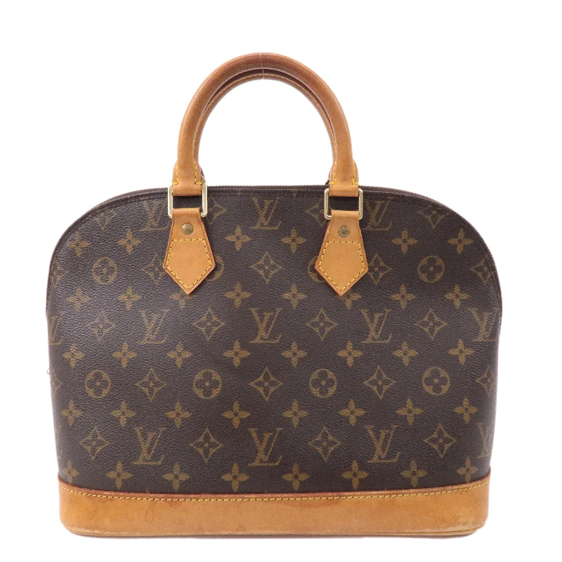 Large capacity travel bagsLouis Vuitton Monogram Alma Hand Bag Brown M51130