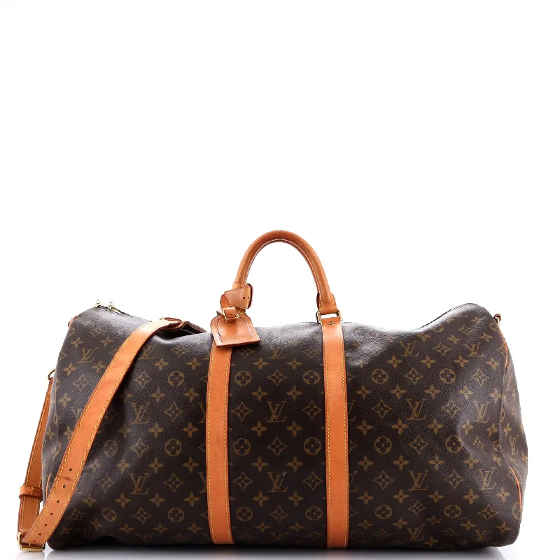 Sustainable fashion bagsKeepall Bandouliere Bag Monogram Canvas 55