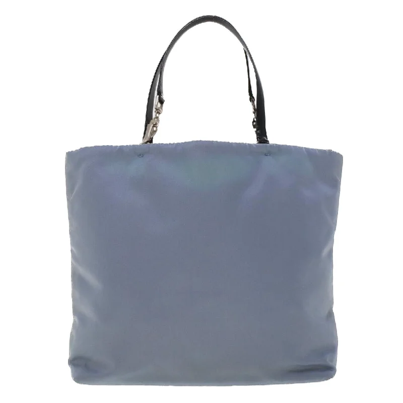 Affordable leather bagsPRADA Hand Bag Nylon Light Blue  cl559