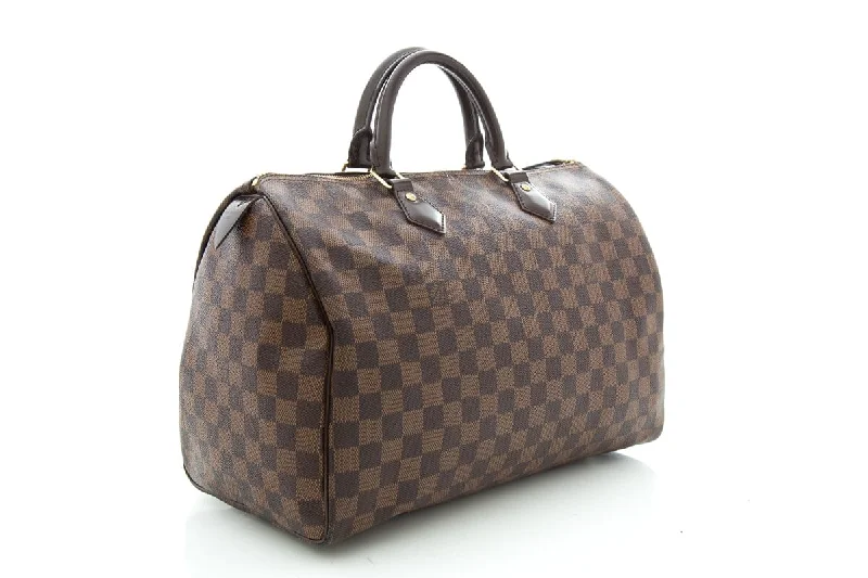 Large capacity travel bagsLouis Vuitton Brown Speedy NM 35 Damier Handbag