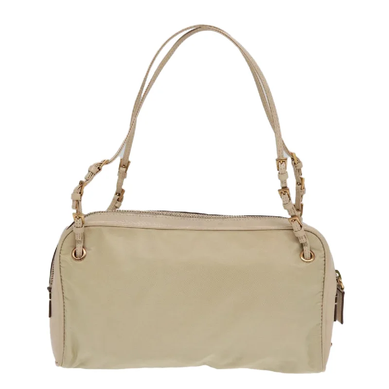 Designer bags for womenPRADA Hand Bag Nylon Beige Gold  ti1946