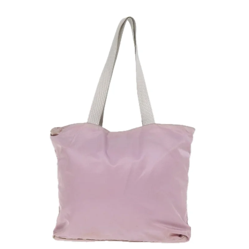 Customizable monogram bagsPRADA Tote Bag Nylon Pink  tb1095