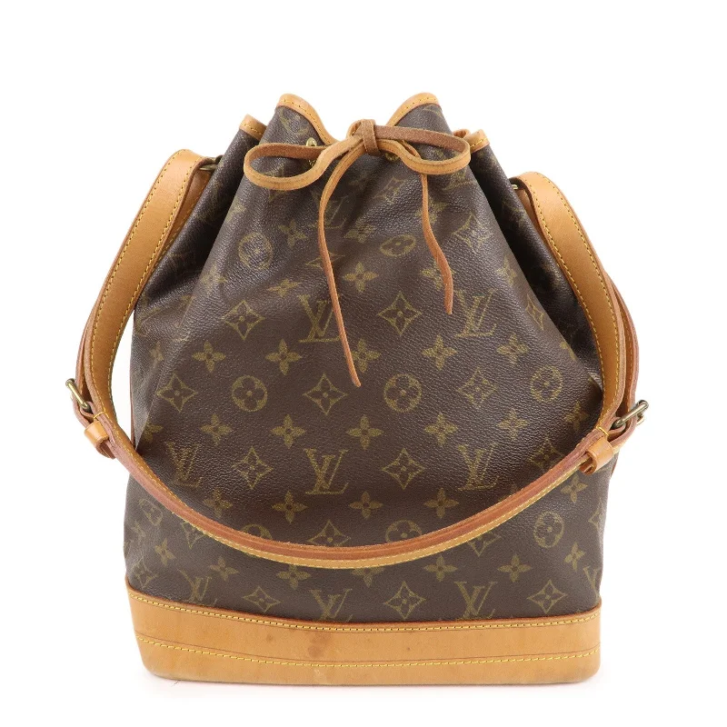 Water-resistant travel backpacksLouis Vuitton Monogram Noe Shoulder Bag Hand Bag Brown M42224