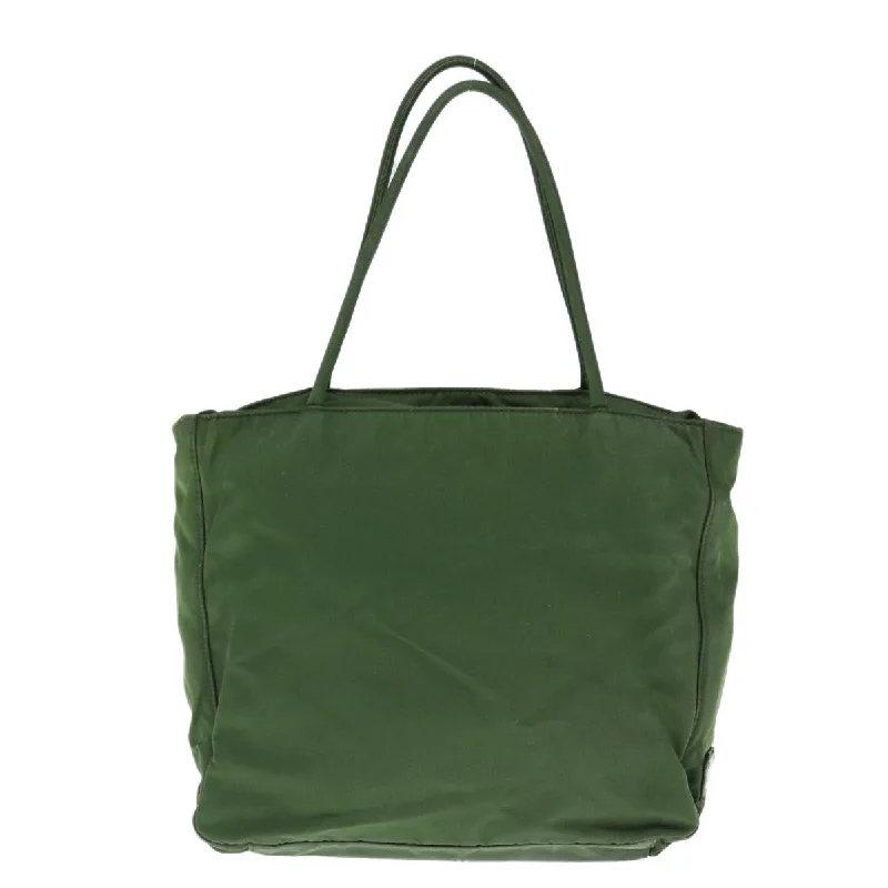 Luxury bags with chain strapsPRADA Hand Bag Nylon Green  63703