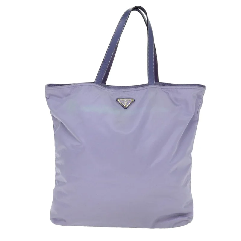 Luxury bags with chain strapsPRADA Tote Bag Nylon Purple  75643