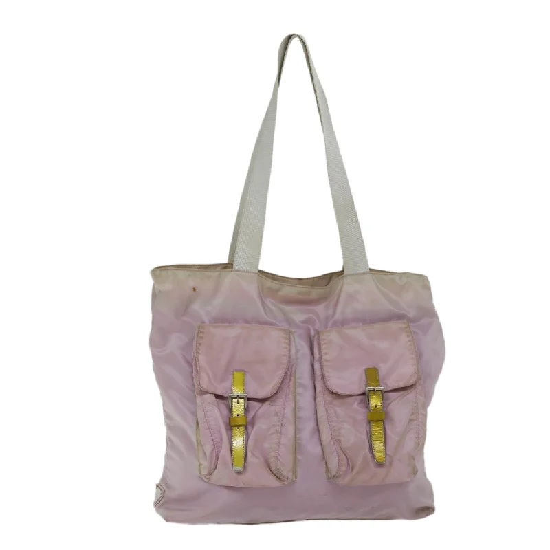 Trendy bucket bags for summerPRADA Tote Bag Nylon Pink  69661