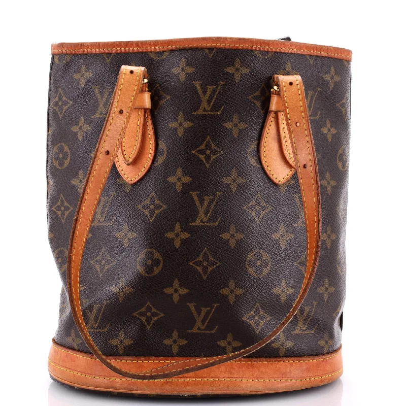 Trendy transparent PVC bagsPetit Bucket Bag Monogram Canvas