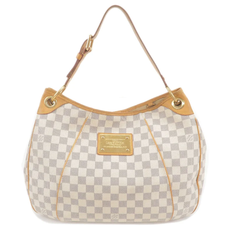 High-quality leather messenger bagsLouis Vuitton Damier Azur Galliera PM Shoulder Bag N55215