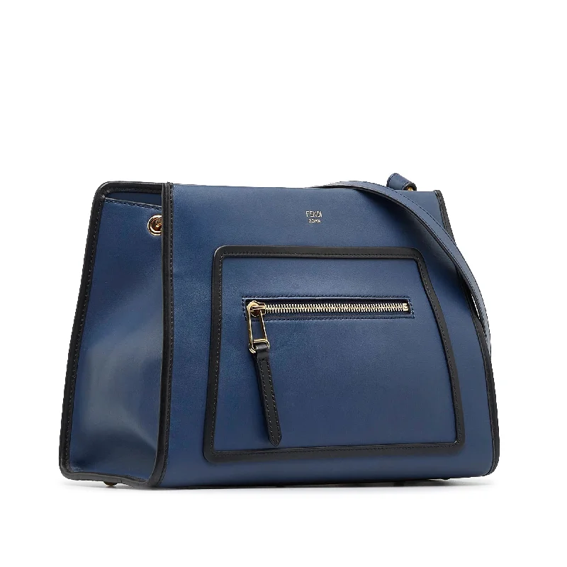 Designer bags with detachable strapsFENDI Small Runaway Leather Satchel