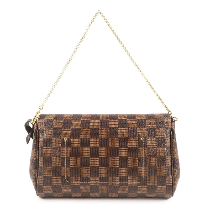 Top-rated backpack brandsLouis Vuitton Damier Ebene Favorite MM 2Way Shoulder Bag N41129