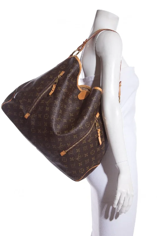 Water-resistant travel backpacksLouis Vuitton Brown Monogram Zipper Detail Hobo