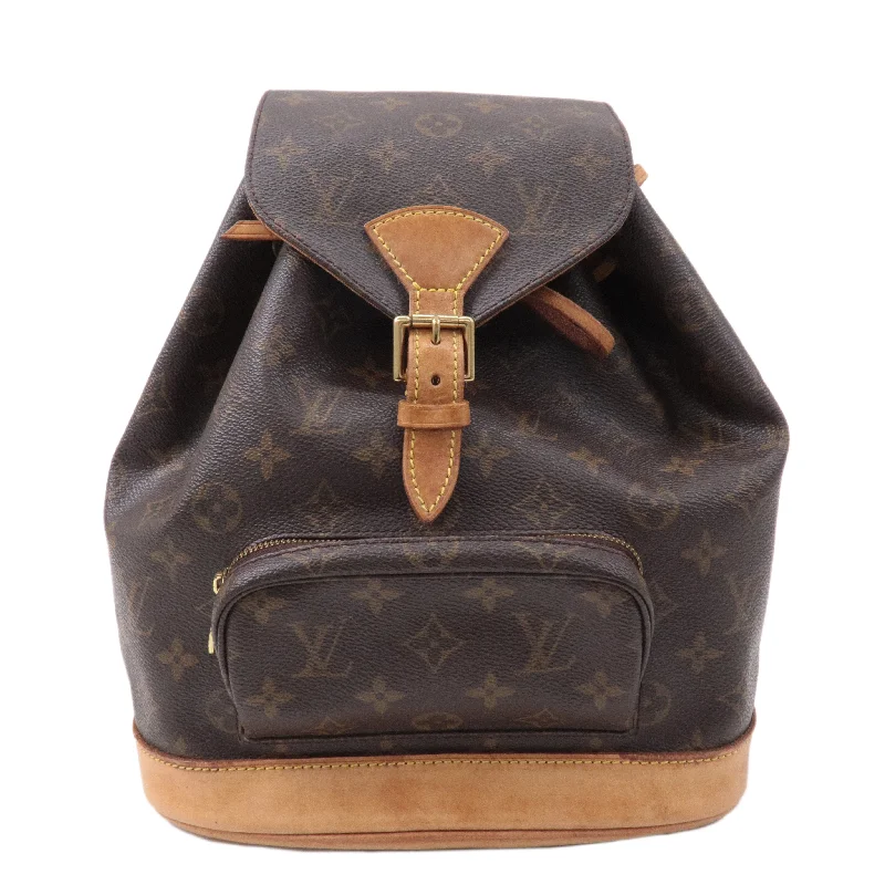 Elegant clutch bags for weddingsLouis Vuitton Monogram Montsouris MM Back Pack Bag M51136