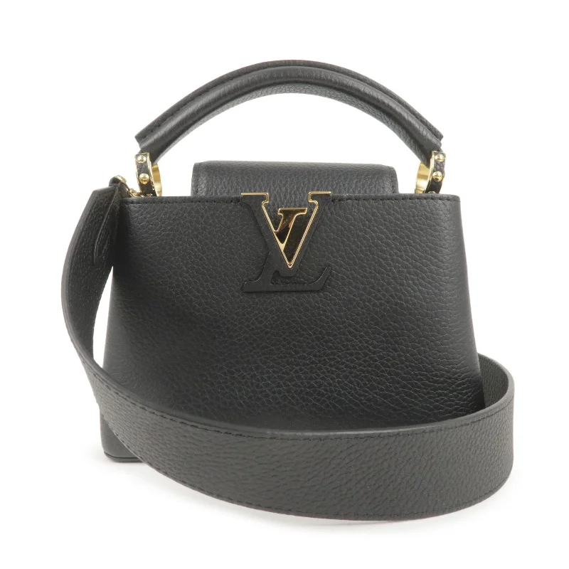 Luxury brand bags on saleLouis Vuitton Capucines Mini 2Way Bag Hand Bag Black M56071