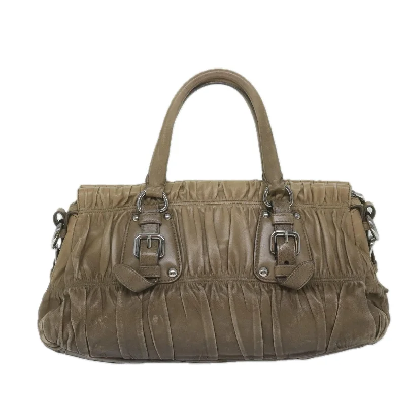 High-quality leather messenger bagsPRADA Nappa gauffre Handbag