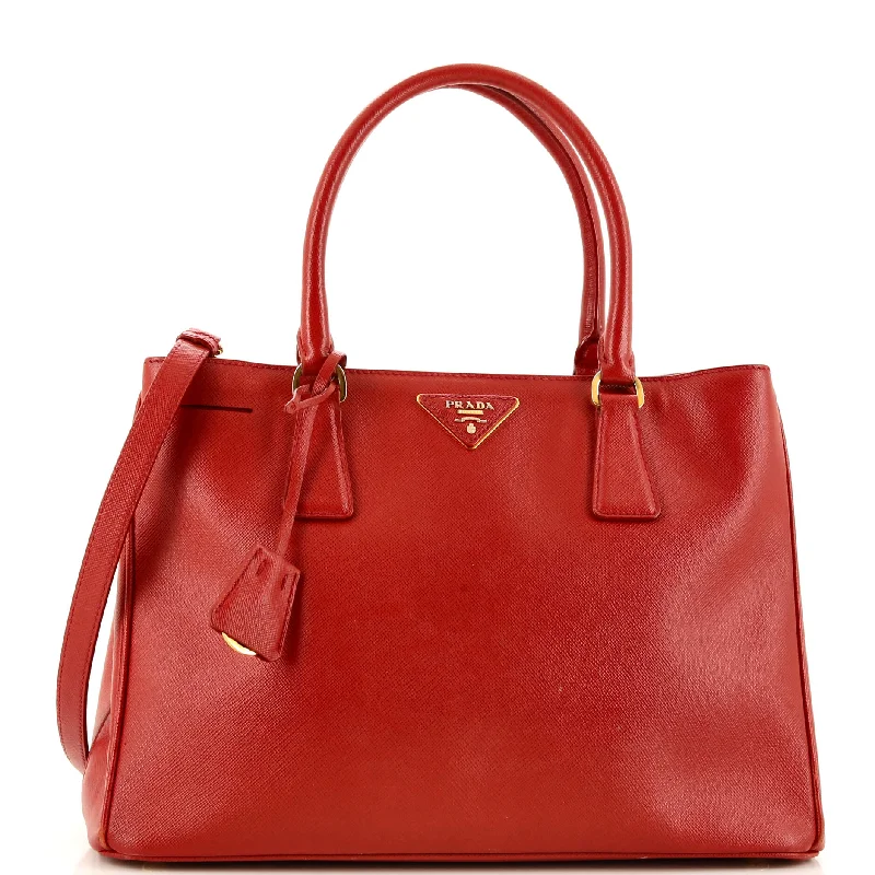 Best-selling designer bags 2025Double Zip Lux Tote Saffiano Leather Small