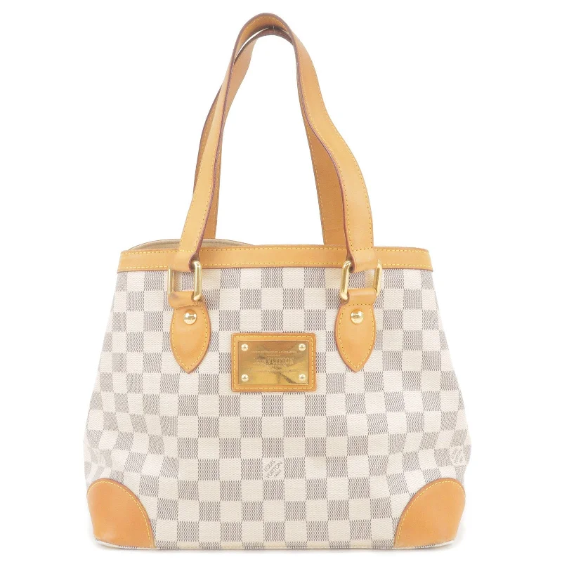 Mini bags for evening outLouis Vuitton Damier Azur Hampstead PM Hand Bag N51207