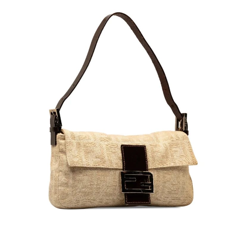 Durable leather bags for daily useFendi Zucca Canvas Baguette (SHG-jHAKjs)