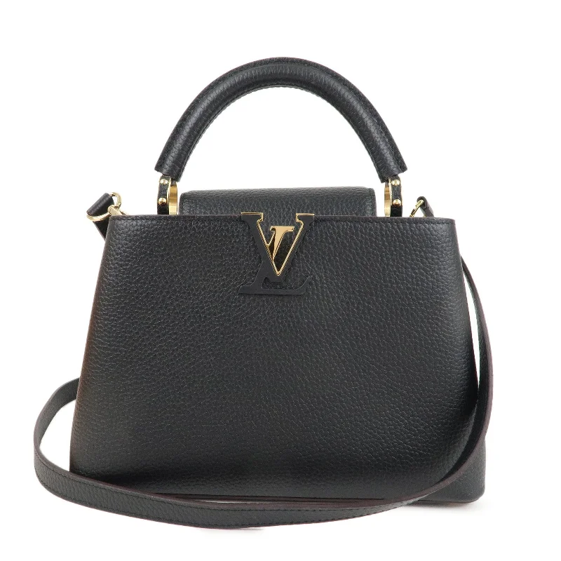 Best-selling designer bags 2025Louis Vuitton Capucines BB Leather 2Way Shoulder Bag Noir M94755