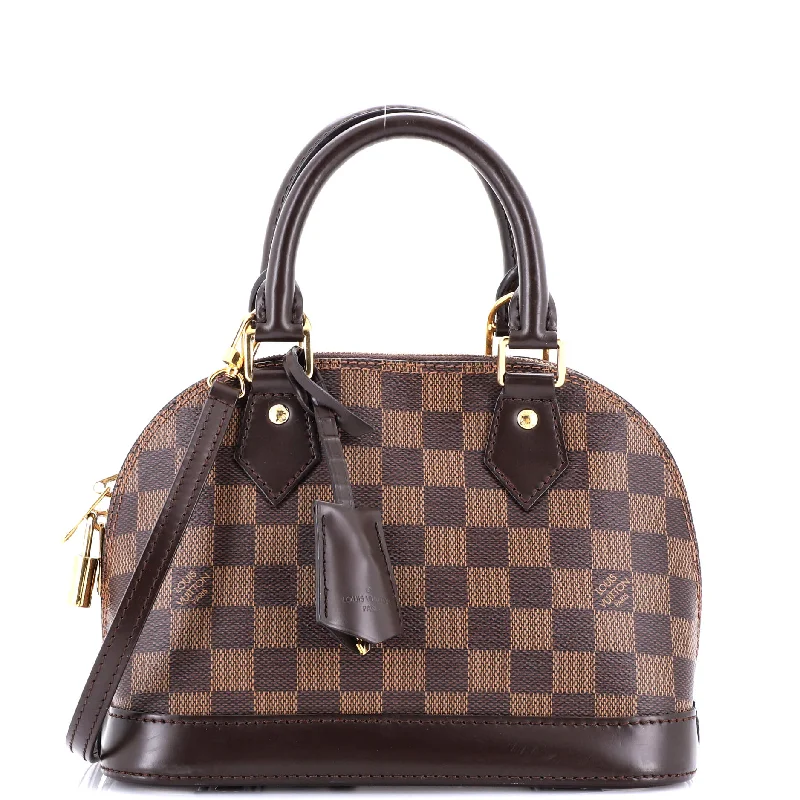 Minimalist leather handbagsAlma Handbag Damier BB