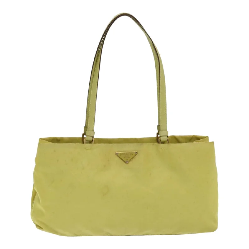 Sustainable fashion bagsPRADA Tote Bag Nylon Yellow  85134