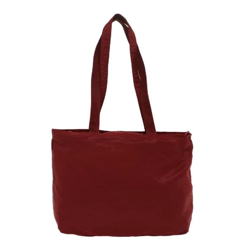 Affordable luxury bags PRADA Tote Bag Nylon Red  cl745