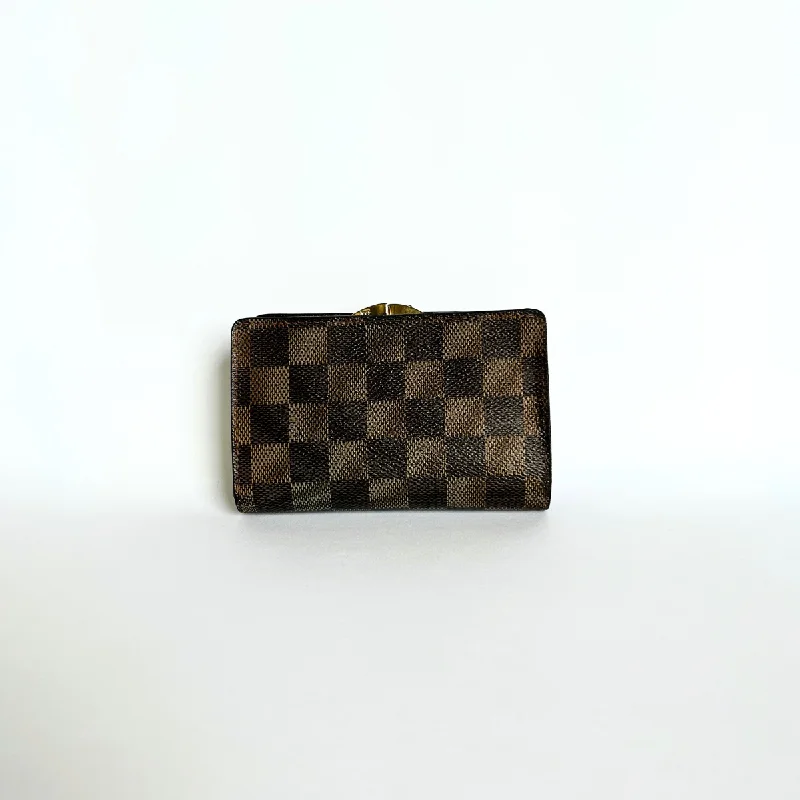 Elegant clutch bags for weddingsLouis Vuitton Clip Wallet Damier Ebene