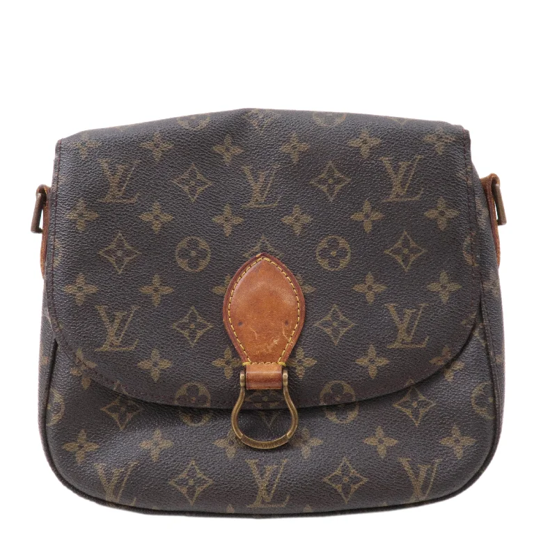 High-end designer bags for menAuthouis Louis Vuitton Monogram Saint Cloud GM Shoulder Bag Brown M51242