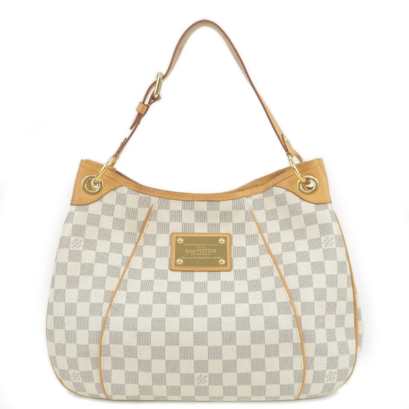 Eco-friendly tote bags for shoppingLouis Vuitton Damier Azur Galliera PM Shoulder Bag N55215