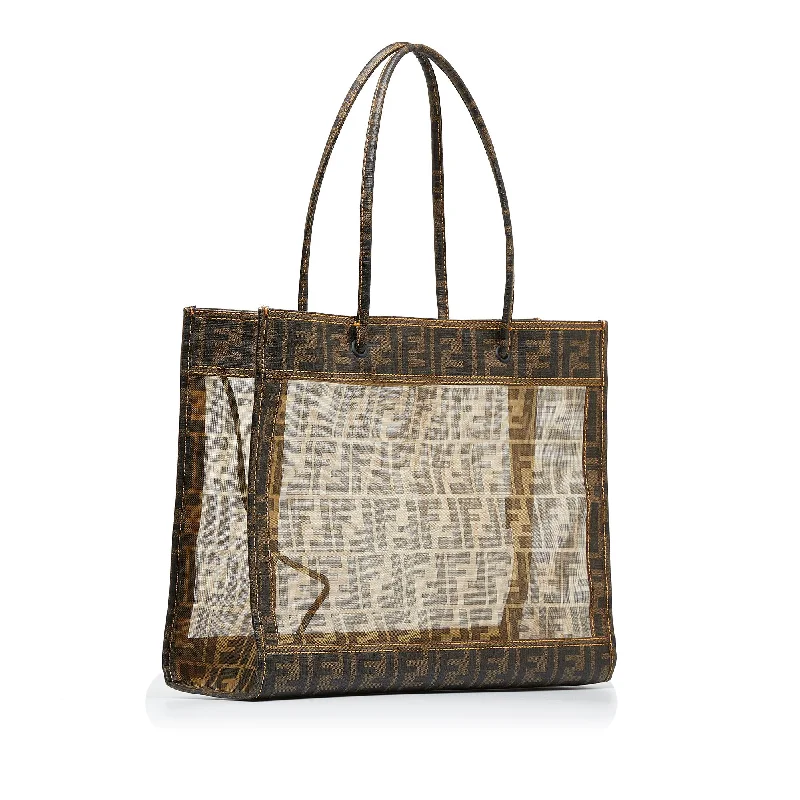 High-quality leather messenger bagsFendi Zucca Mesh Tote (SHG-FB6wZh)