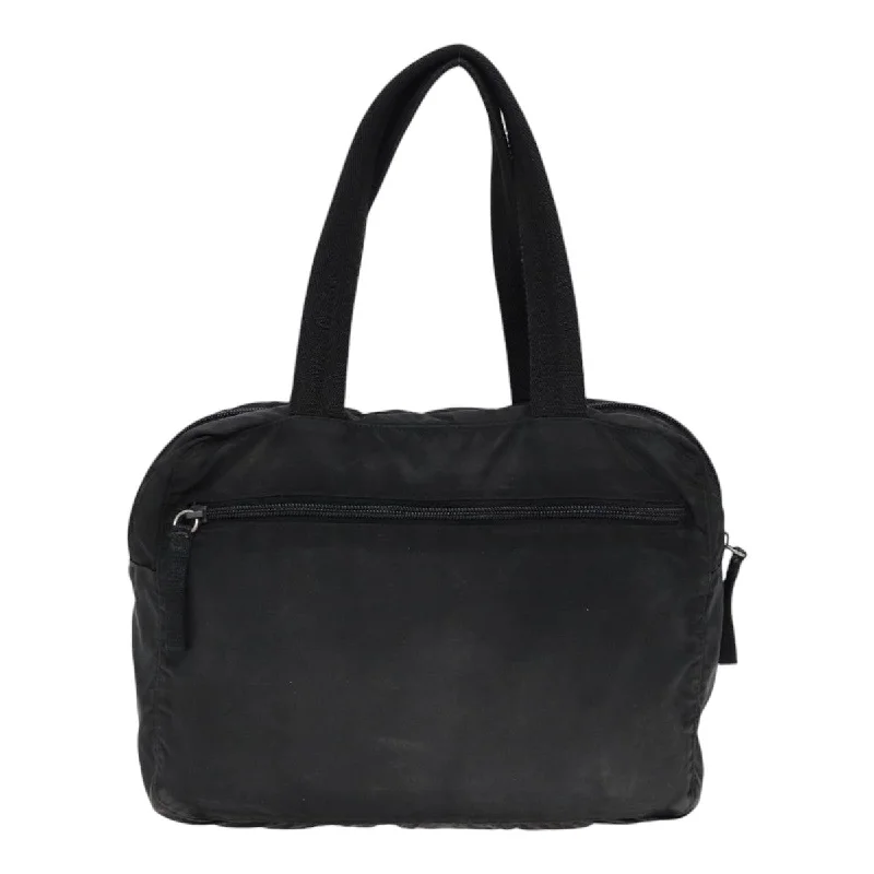 Luxury brand bags on salePRADA Hand Bag Nylon Black Silver  86338