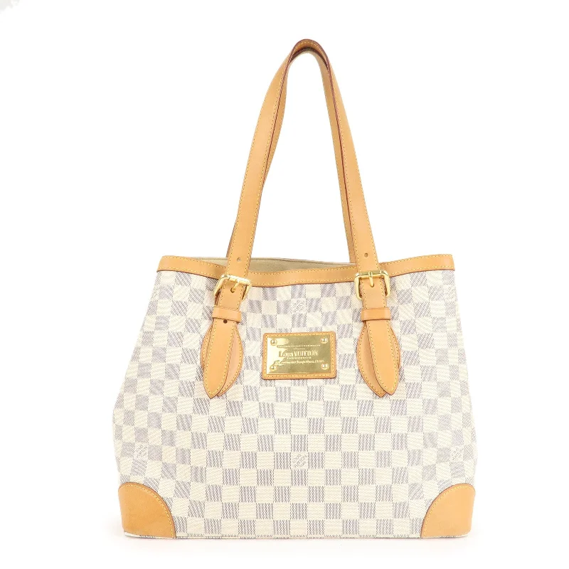 Best-selling designer bags 2025Louis Vuitton Damier Azur Hampstead MM Canvas Hand Bag N51206