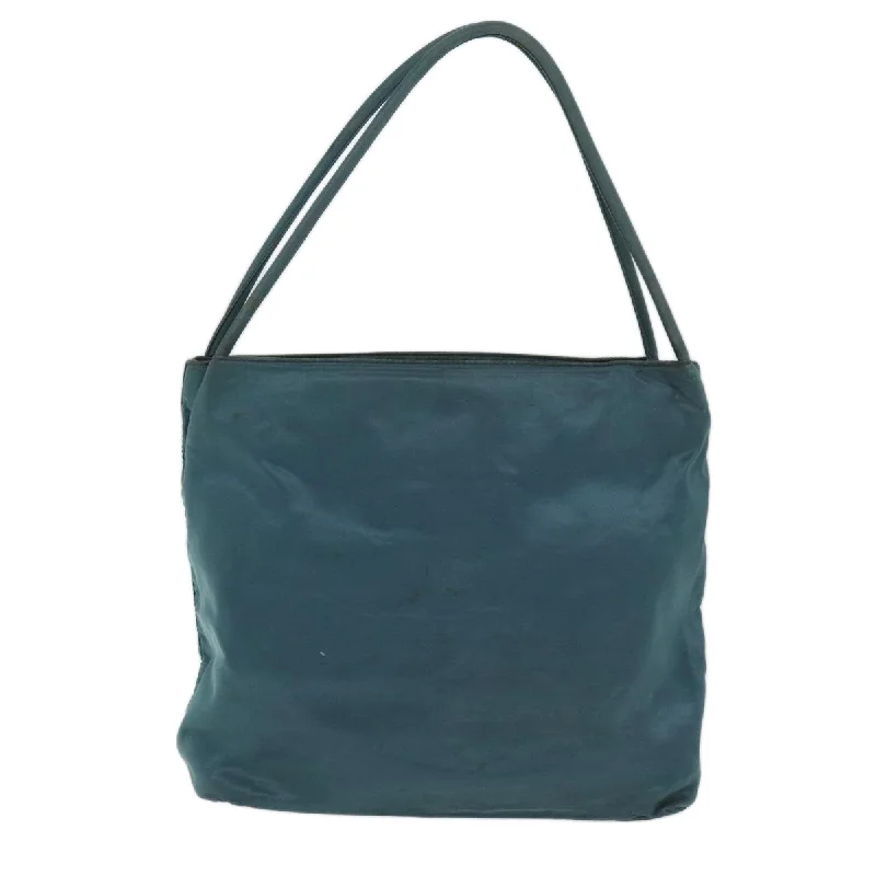 High-end designer bags for menPRADA Tote Bag Nylon Turquoise Blue  73880