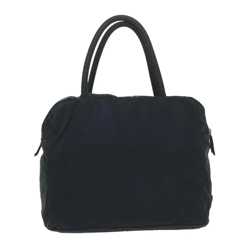 Minimalist leather handbagsPRADA Hand Bag Nylon Navy  bs9860