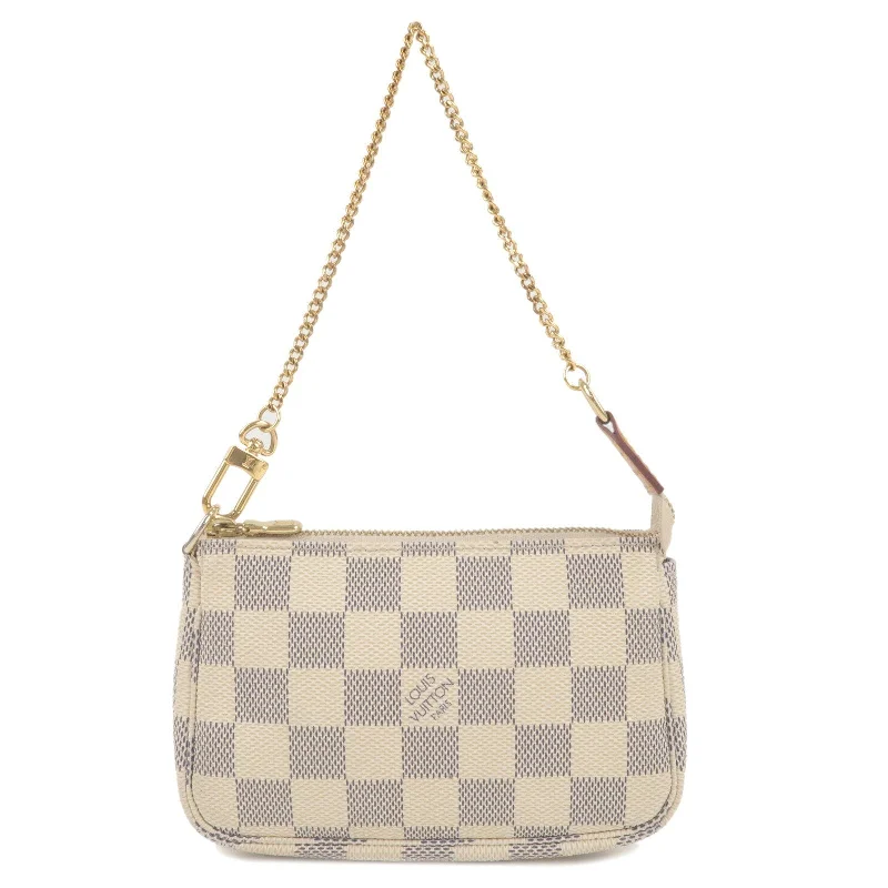 Affordable designer bag dupesLouis Vuitton Damier Azur Mini Pochette Accessoires Pouch N58010