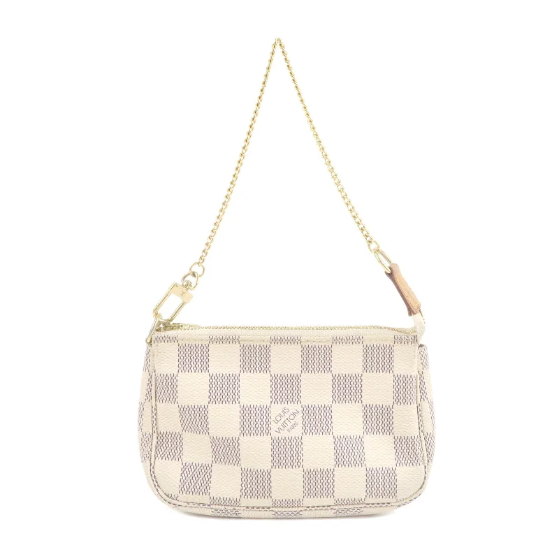 Best bags for weekend getawaysLouis Vuitton Damier Azur Mini Pochette Accessoires Pouch N58010