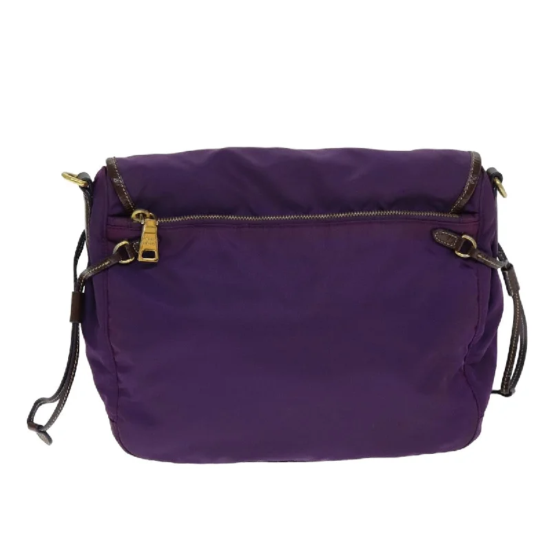 Best-selling designer bags 2025PRADA Nylon Shoulder Bag Purple  80101