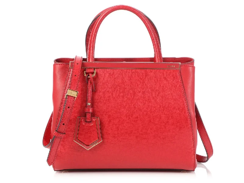 Compact crossbody bags for travelFendi Tomato Petite 2Jours Tote