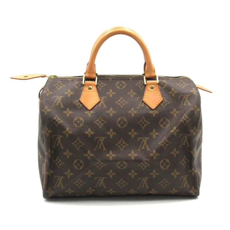 Affordable luxury bags Louis Vuitton Speedy 30 Brown Monogram PVC coated canvas M41526