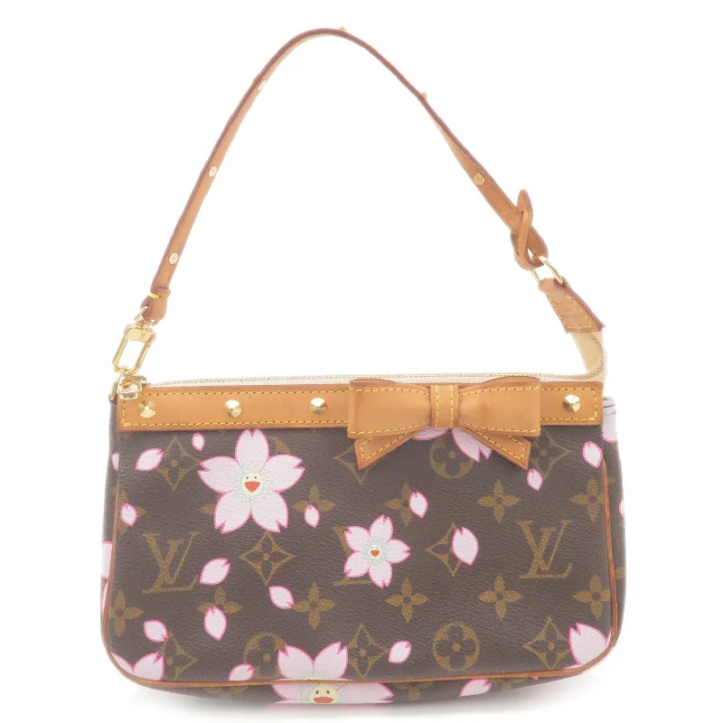 Trendy transparent PVC bagsLouis Vuitton Cherry Blossom Pochette Accessoires M92006