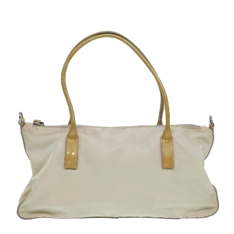 Designer bags for womenPRADA Hand Bag Nylon Beige  86148