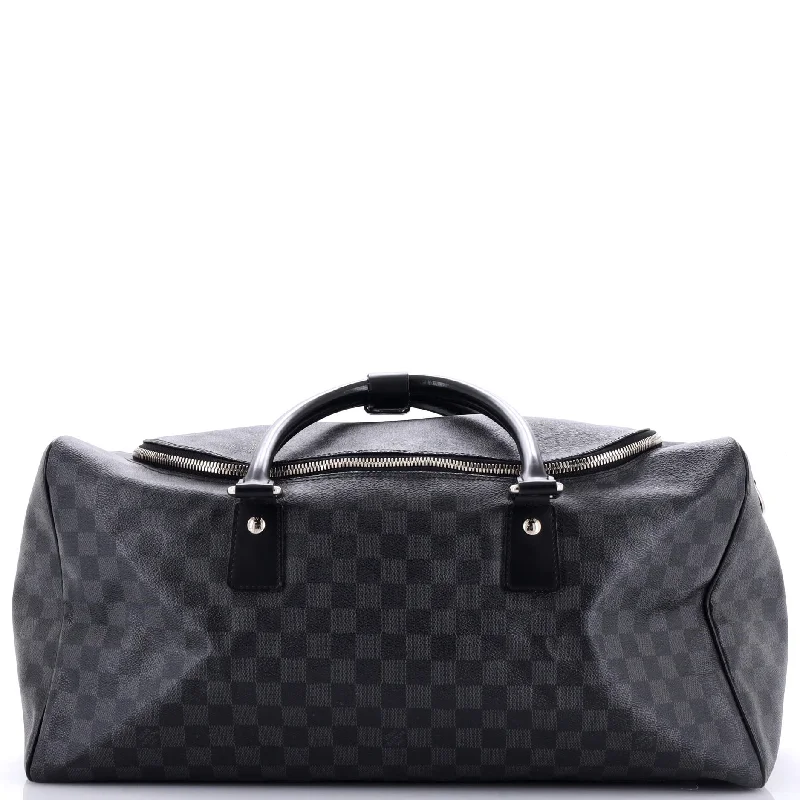 Designer bags with gold hardwareRoadster Duffle Bag Damier Graphite