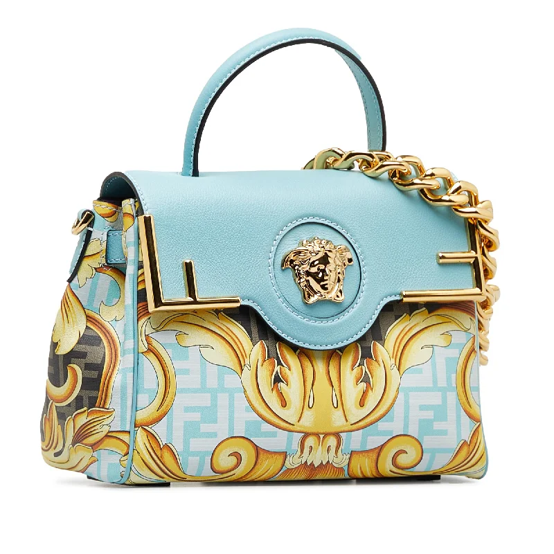 Best bags for photographersFendi x Versace Fendace La Medusa Satchel (SHG-beO89n)