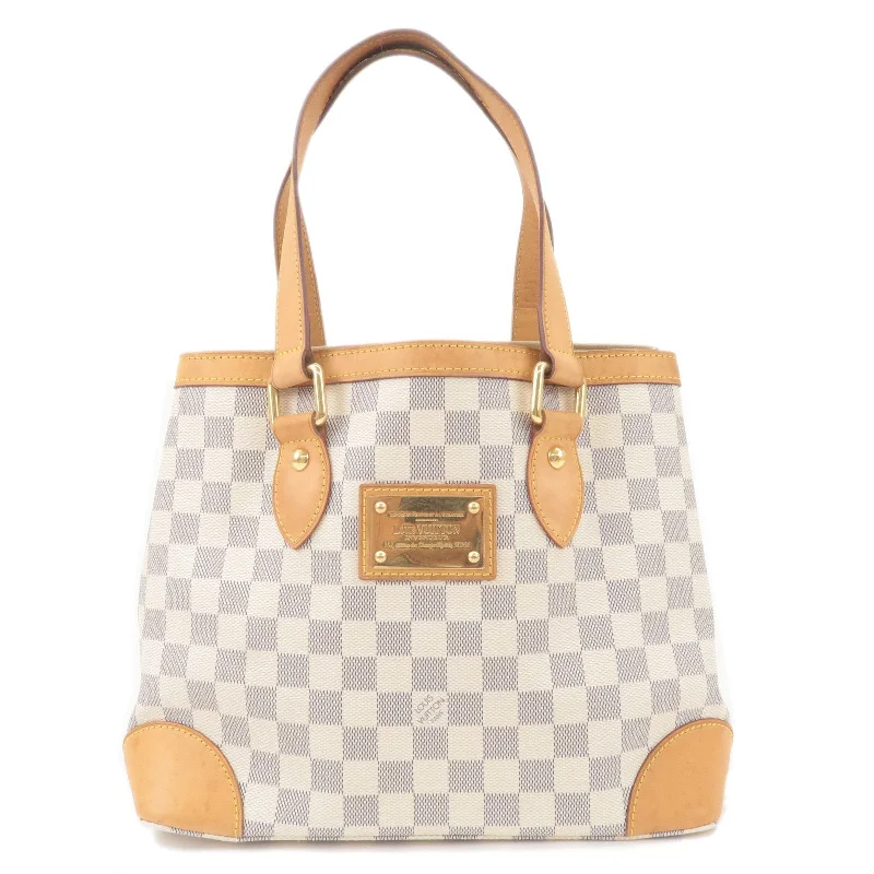 Top-rated backpack brandsLouis Vuitton Damier Azur Hampstead PM Tote Shoulder Bag N51207