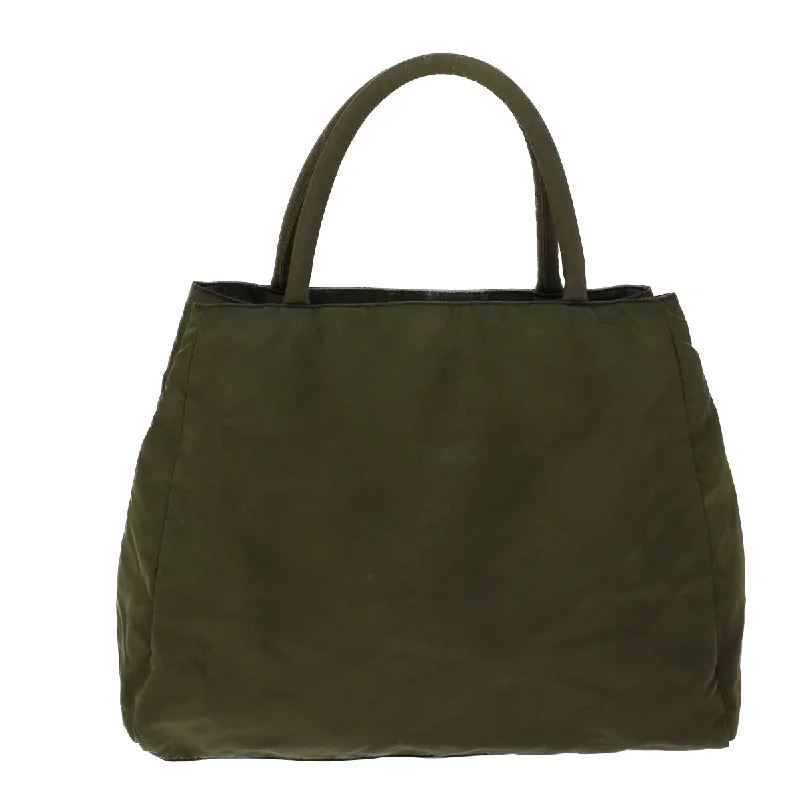 Trendy bucket bags for summerPRADA Hand Bag Nylon Khaki  ac2161