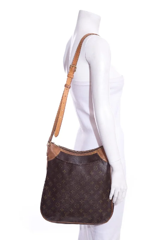 Trendy transparent PVC bagsLouis Vuitton Brown Monogram Odeon Shoulder Bag