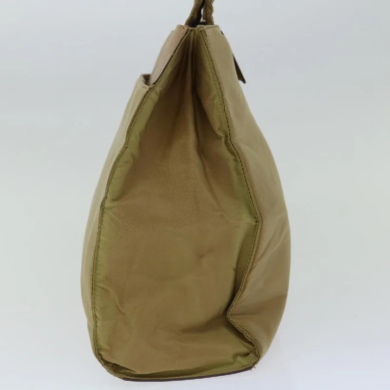 Lightweight duffle bags for gymPRADA Hand Bag Nylon Beige  ar11574B