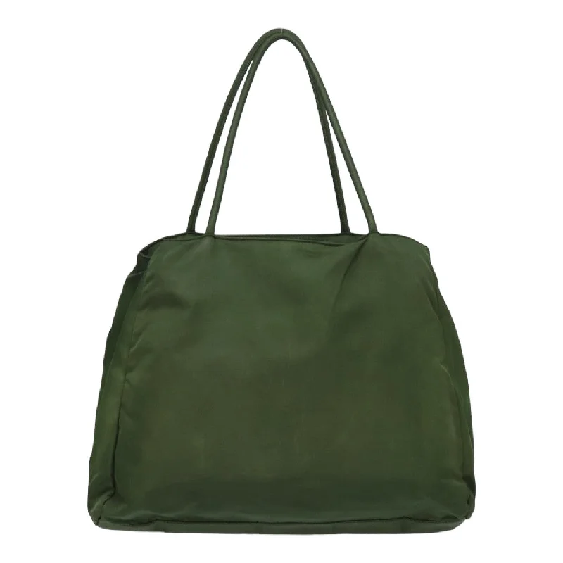 Eco-friendly tote bags for shoppingPRADA Hand Bag Nylon Khaki  fm3617