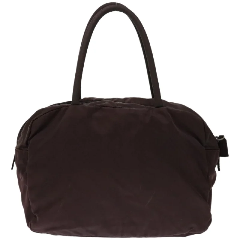 Vintage-inspired handbagsPRADA Hand Bag Nylon Brown  ac2805