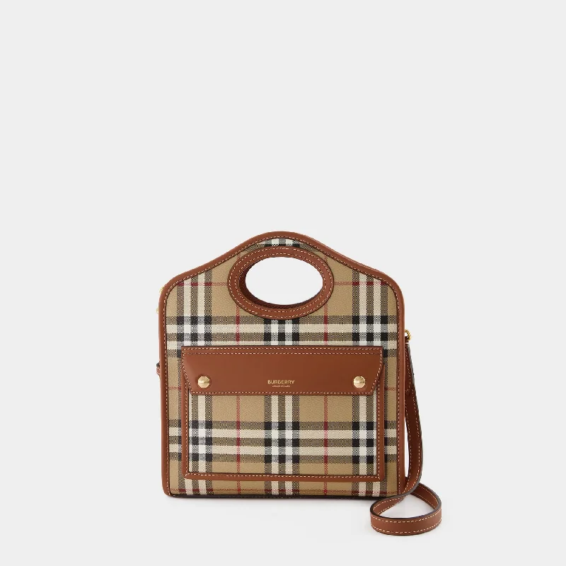 Affordable leather bagsMini Pocket - Burberry - Canvas - Brown