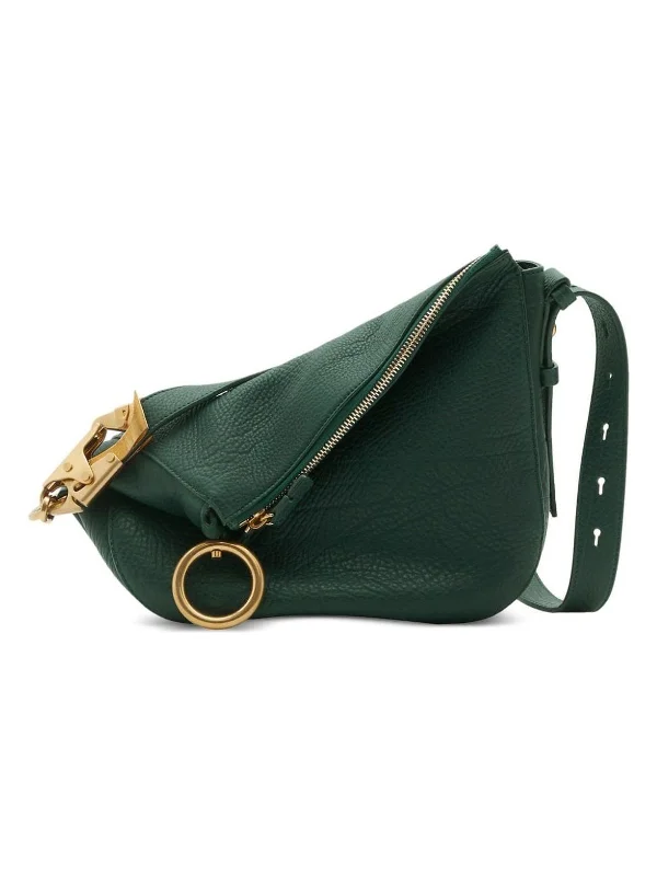 High-quality leather messenger bagsWomen's Knight Leather Crossbody Bag in Green | 8077554148059 Color B7325